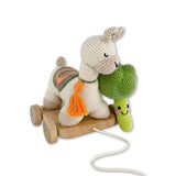 pull along llama toy by pebblechild