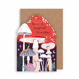 Birthday Card - Mushrooms