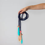 Children's skipping rope jump rope with wooden fish handles by eperfa