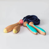 Children's skipping rope jump rope with wooden fish handles by eperfa