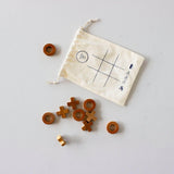 Plastic-free Tic Tac Toe game with FSC-certified wood pieces