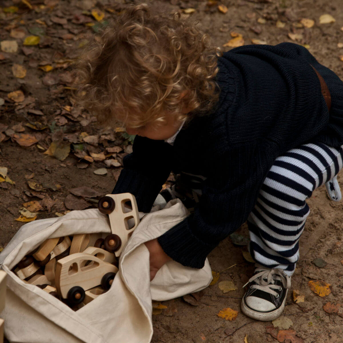 little eco car toys by wooden story