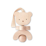 orso wooden bear rattle by kmr childwood toys