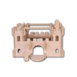 Adventurous wooden castle play set a wooden castle toy by lovelties