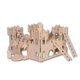 Adventurous wooden castle play set a wooden castle toy by lovelties