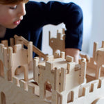 Adventurous wooden castle play set a wooden castle toy by lovelties