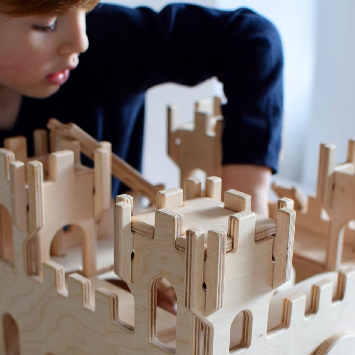 Astrus Adventurous Wooden Castle | Play Set – Blue Brontide