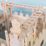 Adventurous wooden castle play set a wooden castle toy by lovelties