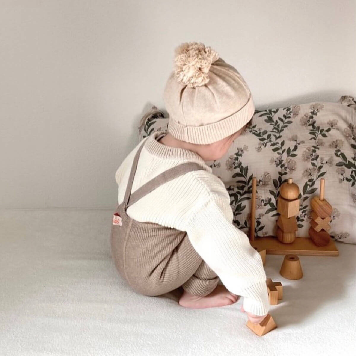 wooden stacking sorting toy by wooden story