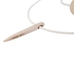 wooden needle threading toy by wooden story