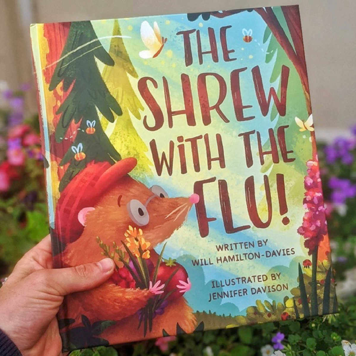 Kabloom the shrew with the flu  book and seedbom children's gift set