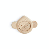 Babai toys monkey wooden baby teething toy and wooden rattle