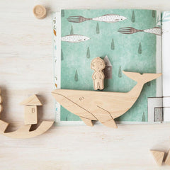 Babai toys stories from the sea children's balancing stacking game educational wooden toys at blue brontide UK