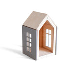 babai toys magnetic wooden dollhouse grey