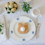 children's wooden egg cup - bunny 