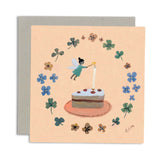 gemma koomen greeting card cake fairy at blue brontide uk