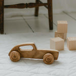 heirloom wooden toy racing cars handmade wood toy cars by blue brontide UK