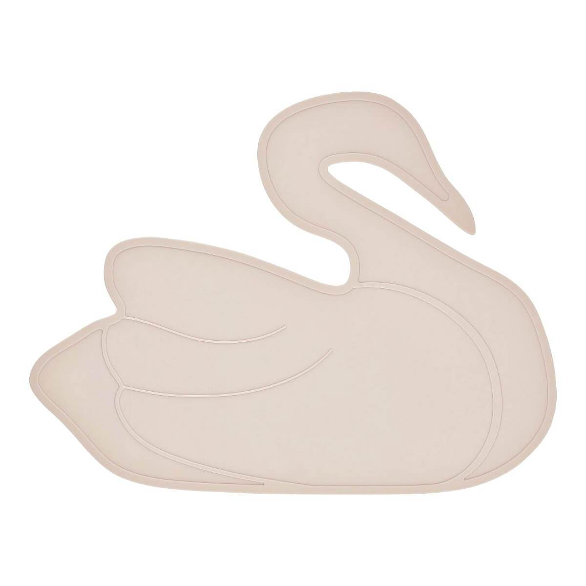 silicone baby placemat - swan