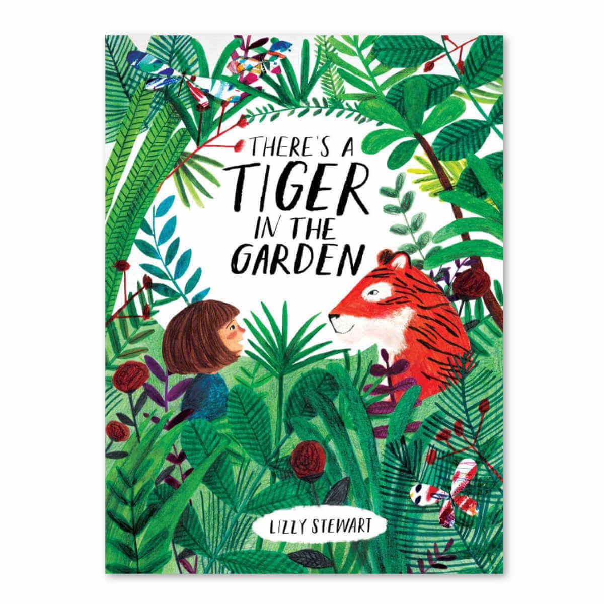 Theres a tiger in the garden book seedbom gift set by kabloom