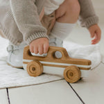 wooden retro toy car station wagon by blue brontide