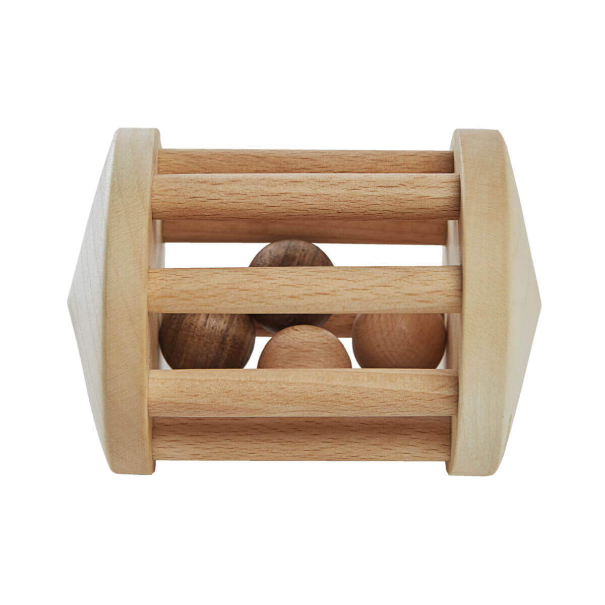 turtle dove handmade wooden rattle by wooden story